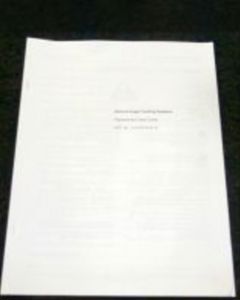 INSTR,GEN AUGER FDR,PARTS BOOK,,,